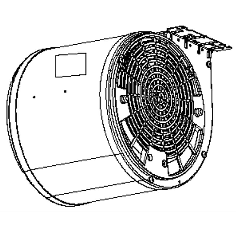 Part #w10894839, Range Hood Blower Assembly / 8.75 x 8.50 x 8.00