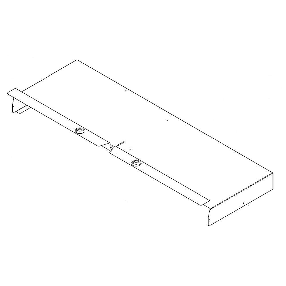 Part #w10904157, Chassis, Cover Top Back 27–in / 24.50 x 10.25 x 2.00