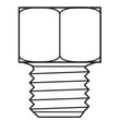 Cooktop Burner Orifice, Right Rear W10907866