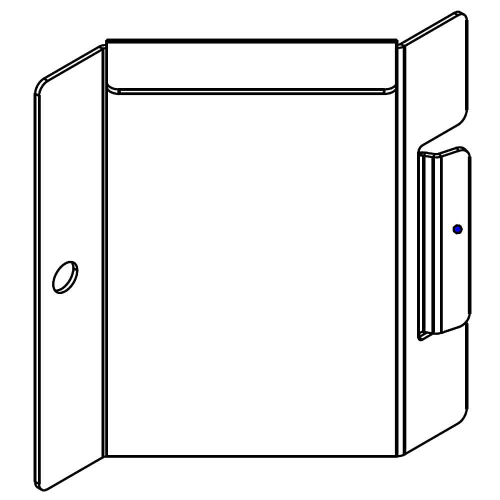 Part #w10912406, Heat Shield / 12.00 x 12.00 x 8.50