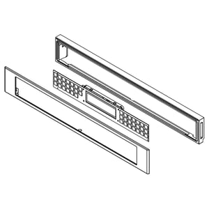 Wall Oven Control Panel Assembly (stainless) W10916757