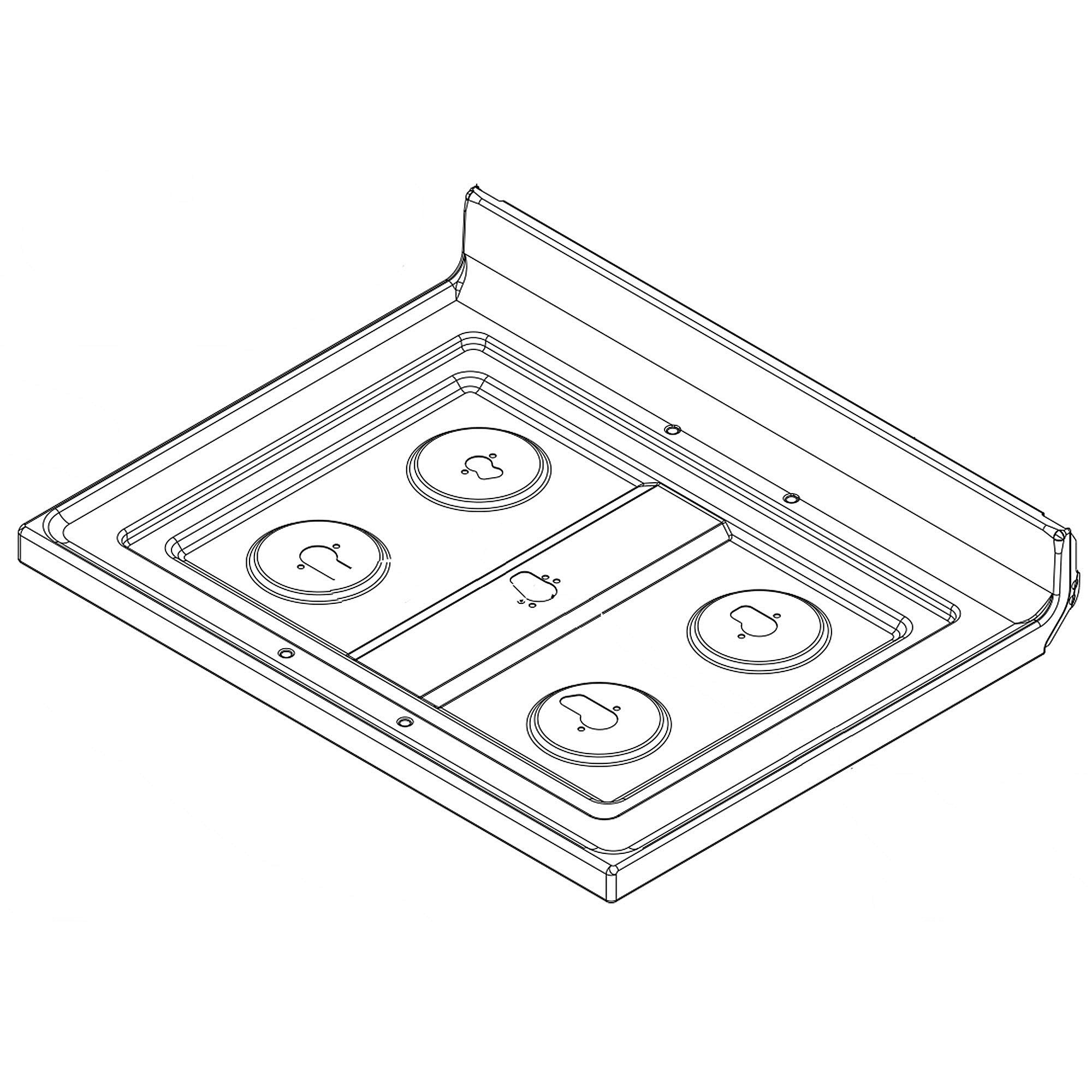 Part #w11032119, Cooktop / 30.25 x 34.50 x 9.00