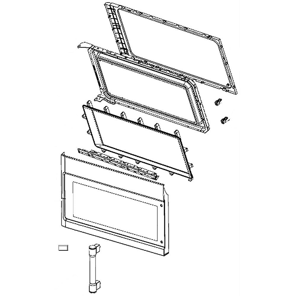 Part #w11041340, Complete Door (White) / 28.25 x 18.25 x 7.00