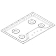 Cooktop Main Top (black) for Amana AGC6540KFB00 - Part W11043325