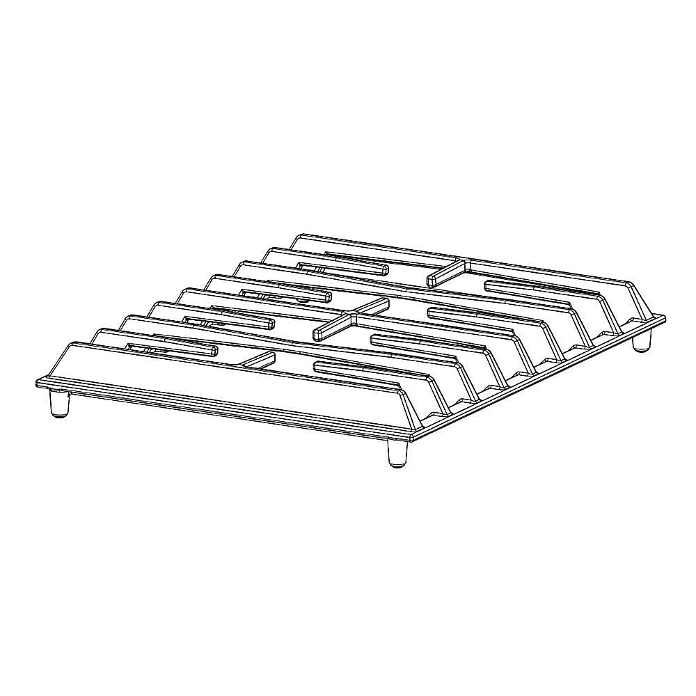 Jenn-Air Part #w11043450, Cooktop Burner Grate | 17.00 x 14.25 x 2.75