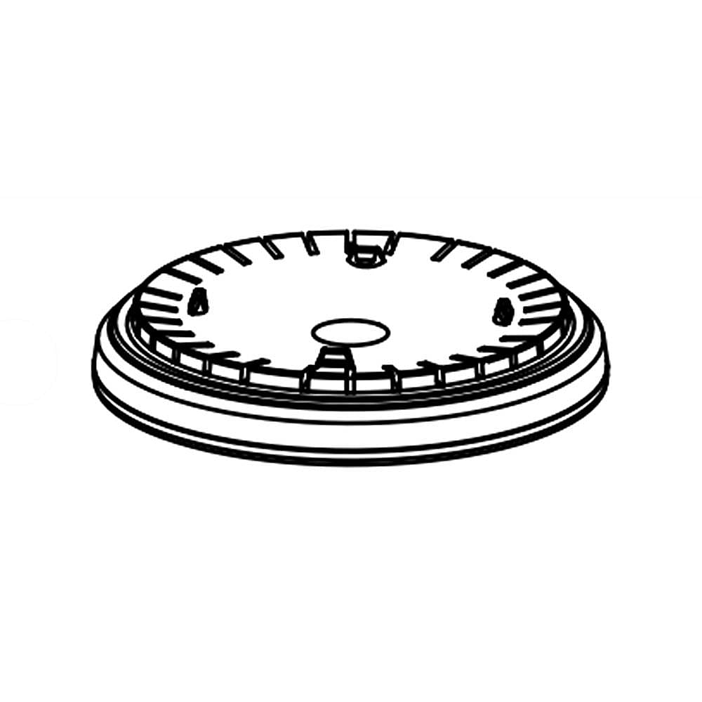 Part #w11043467, Cooktop Dual Burner Head / 4.25 x 4.25 x 1.38