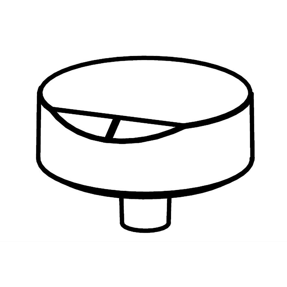 Part #w11045335, Knob / 5.20 x 0.20 x 7.10