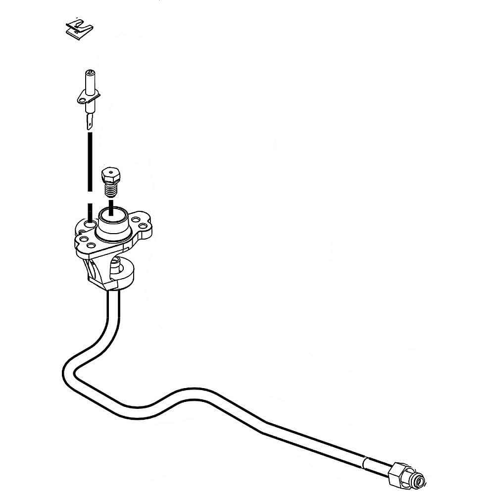 Kenmore Elite Part #w11045553, Assembly, Orifice (Center) | 13.50 x 5.00 x 1.75