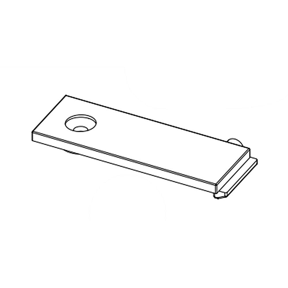 Part #w11083285, Microwave Control Panel Trim (Black) / 2.50 x 0.75 x 0.25