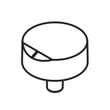 Knob for KitchenAid KCGD500GSS00 - Part W11084044