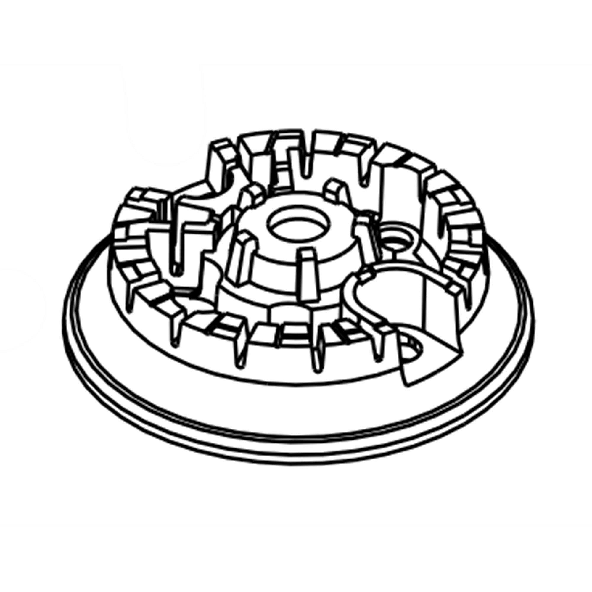 Part #w11084062, Burner Head / 7.00 x 0.01 x 9.00