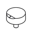 Cooktop Burner Knob (stainless) for KitchenAid KCGD506GSS00 - Part W11084159