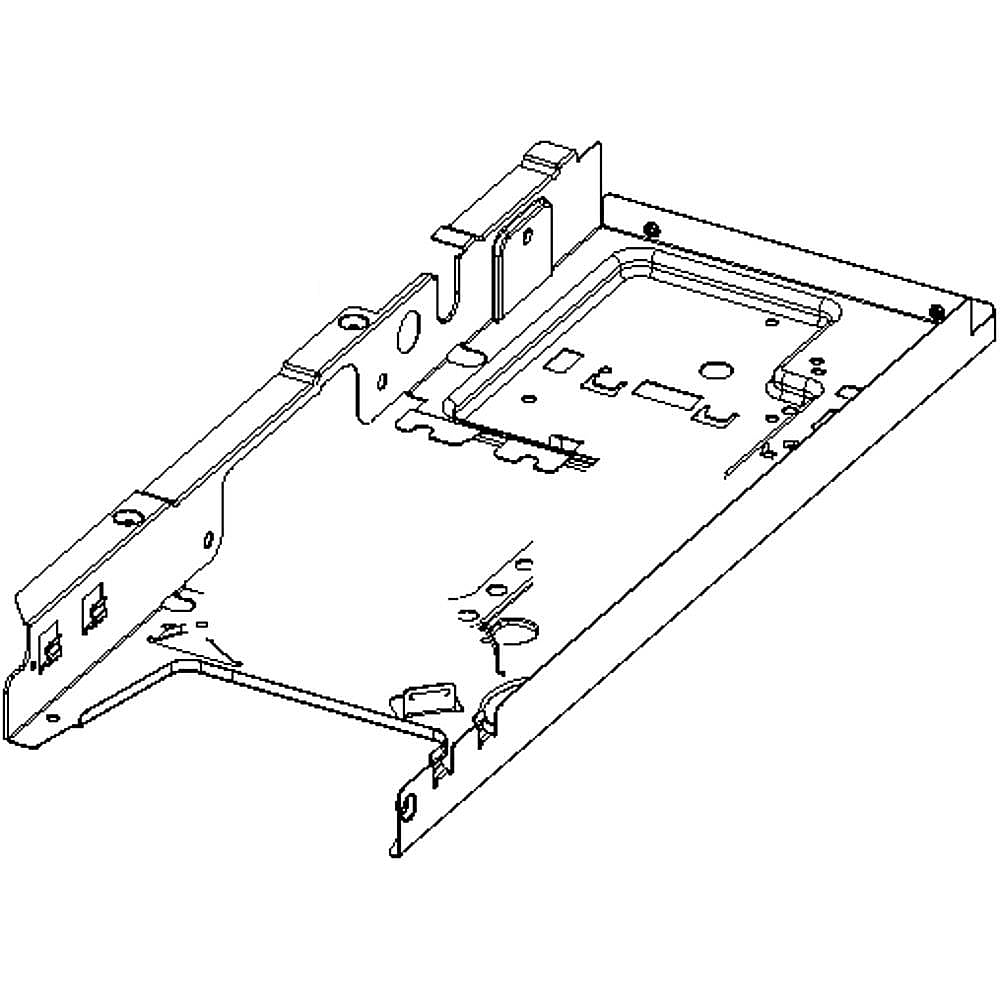 Part #w11086279, Microwave Cooling Fan Bracket / 16.00 x 6.75 x 2.00