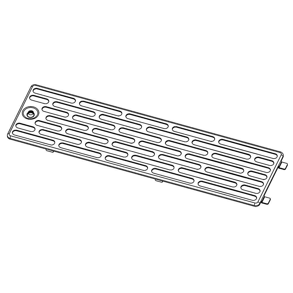 Part #w11086309, Grille, Vent (Inner Right) (Stainless) / 7.00 x 2.00 x 0.25
