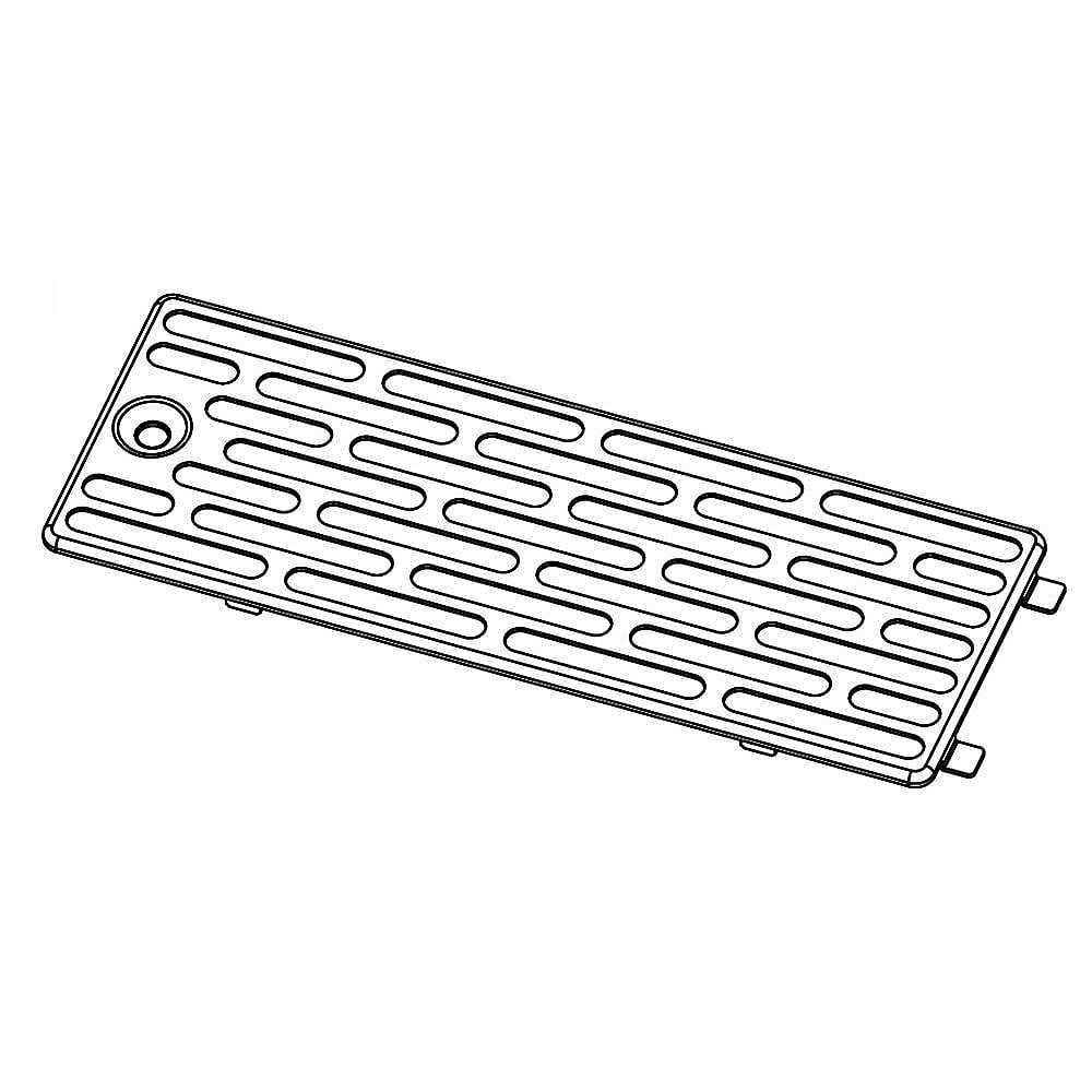 KitchenAid Part #w11086310, Grille, Vent (Outer Right) (Stainless) | 5.50 x 2.00 x 1.50
