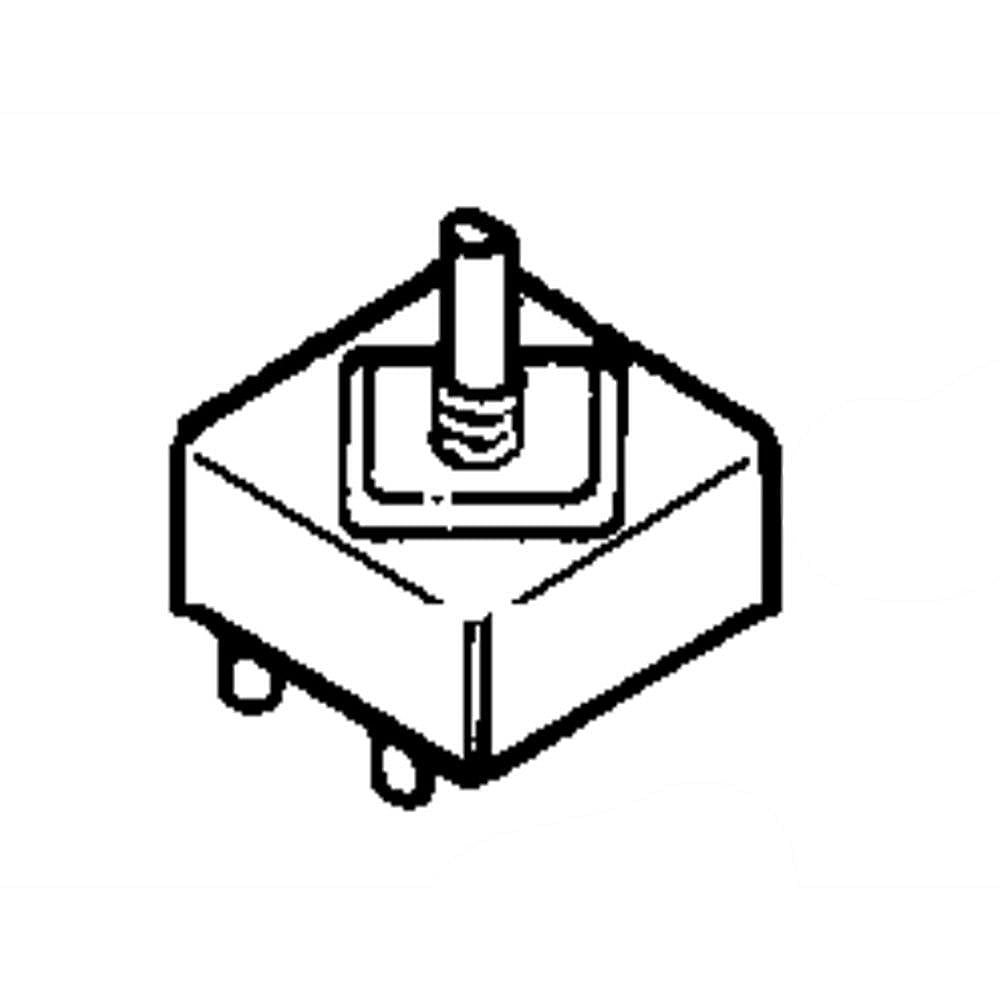 Part #w11088181, Cooktop Element Control Switch | 1.75 x 1.50 x 2.50