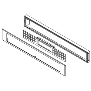 Wall Oven Control Panel Assembly (stainless) W11093251