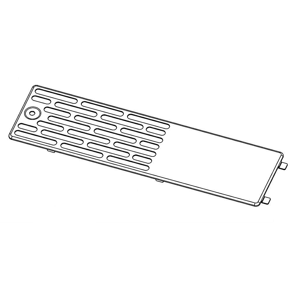 KitchenAid Part #w11095781, Grille, Vent (Light Access) (Stainless) | 7.00 x 2.00 x 0.25