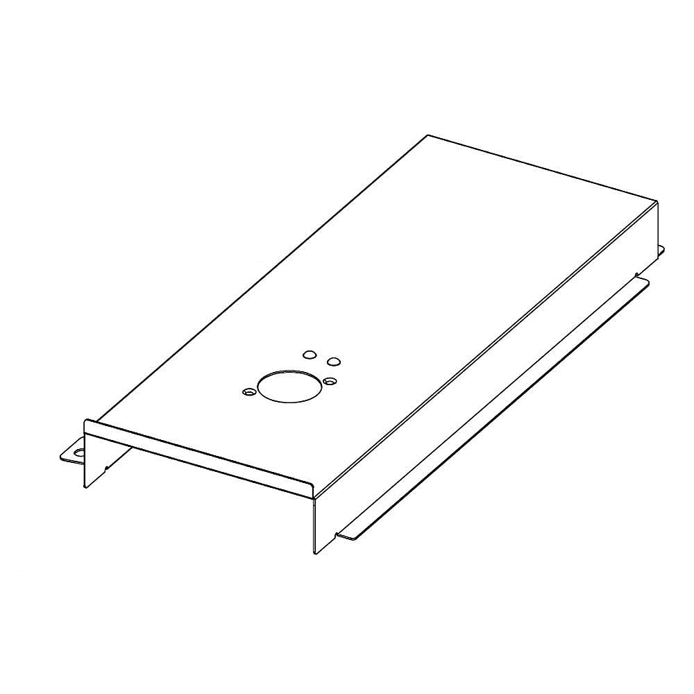 Part #w11095818, Microwave Vent Duct Cover / 7.88 x 4.88 x 1.00