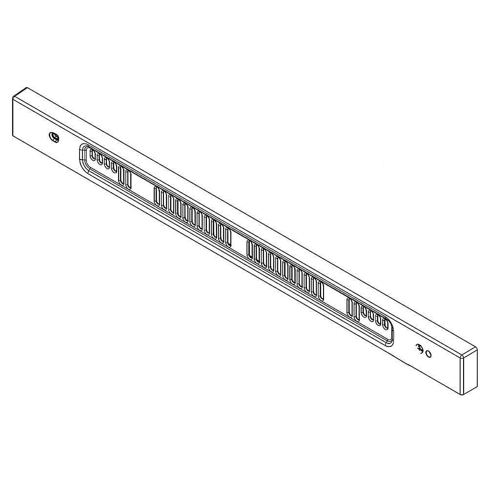 Part #w11096161, Range Oven Door Vent / 3.44 x 2.82 x 30.94