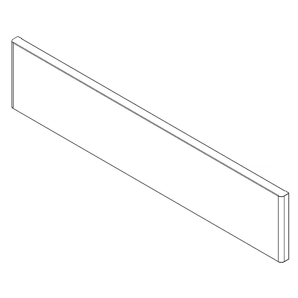 Part #w11098455, Range Storage Drawer Front Panel / 6.50 x 3.25 x 36.00
