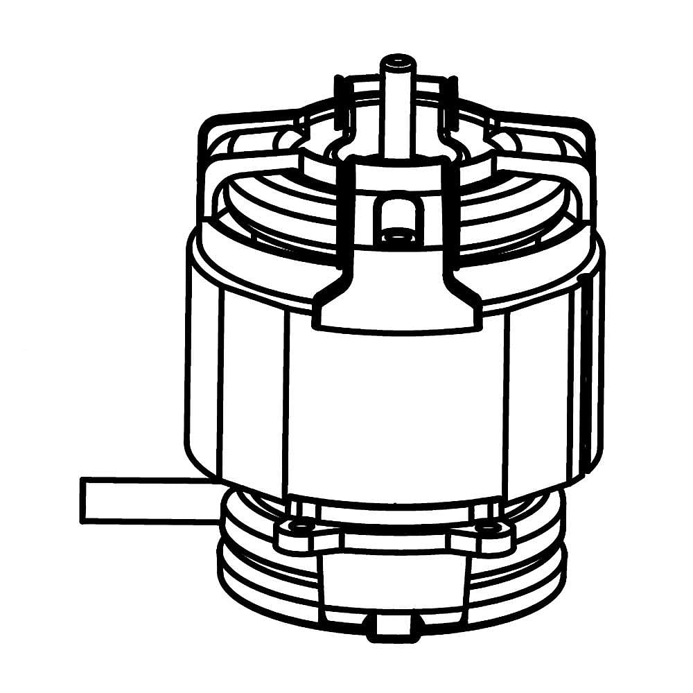 Part #w11099715, Range Hood Blower Motor / 4.00 x 4.25 x 4.38