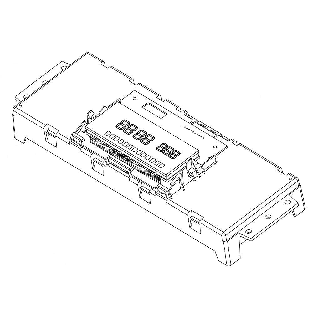 Part #w11100513, Whirlpool Range Oven Control Board (Replaces W10759299) / 15.25 x 6.75 x 2.37
