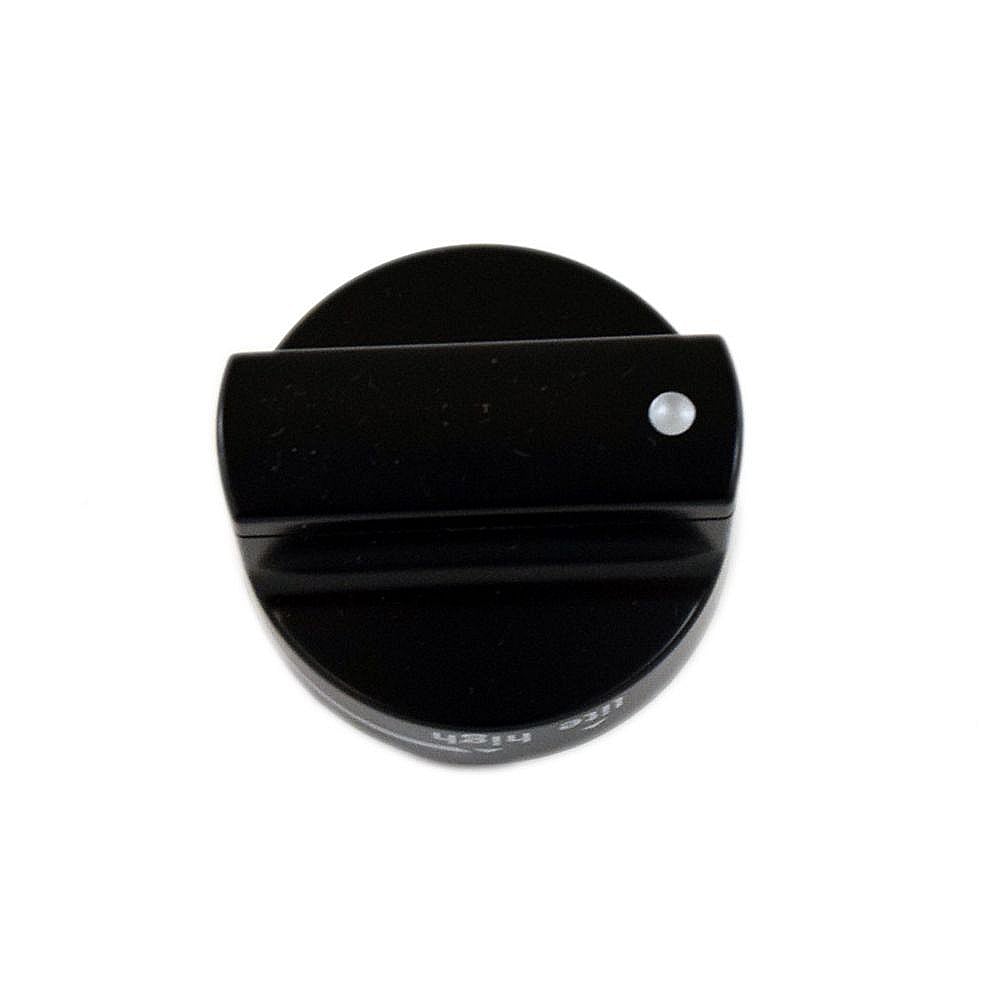 Part #w11101426, Range Surface Burner Knob (Black) / 1.87 x 1.87 x 79.00