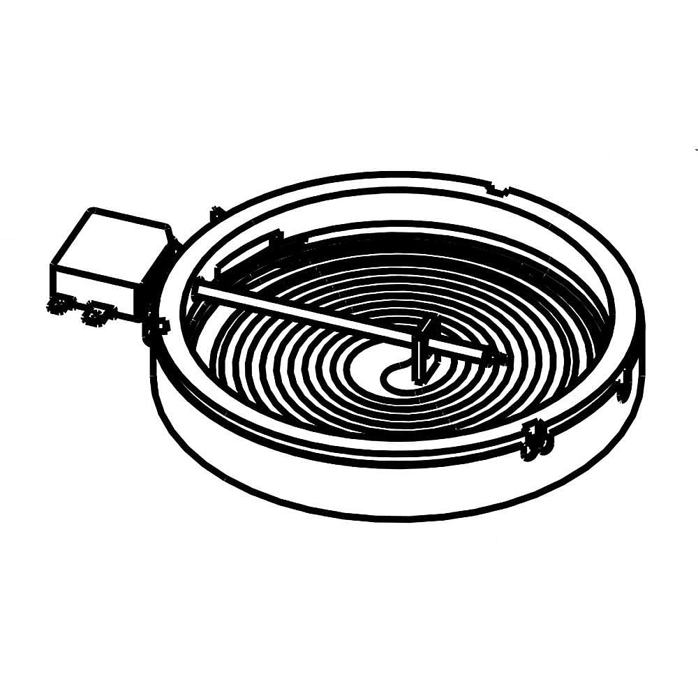 Part #w11101459, Range Radiant Surface Element, 2, 700-Watt / 15.19 x 14.44 x 2.32