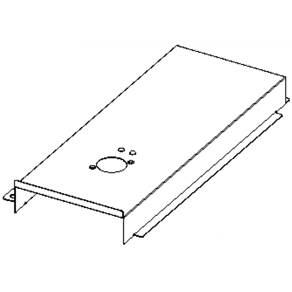 Part #w11108230, Microwave Vent Duct Cover / 16.25 x 2.00 x 0.25