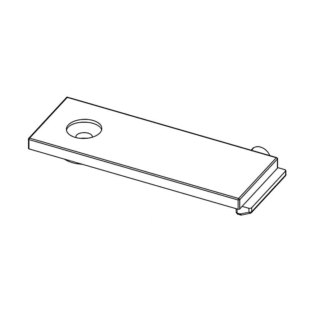 Part #w11109987, Cover, Top (White) / 2.50 x 1.00 x 0.25