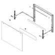 Wall Oven Door Outer Panel Assembly (stainless) for Jenn-Air JMW3430DP01 - Part W11110938