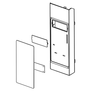 Microwave Control Panel (black) W11117594