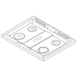 Range Main Top (black) for Whirlpool WEGA25H0HN0 - Part W11121761