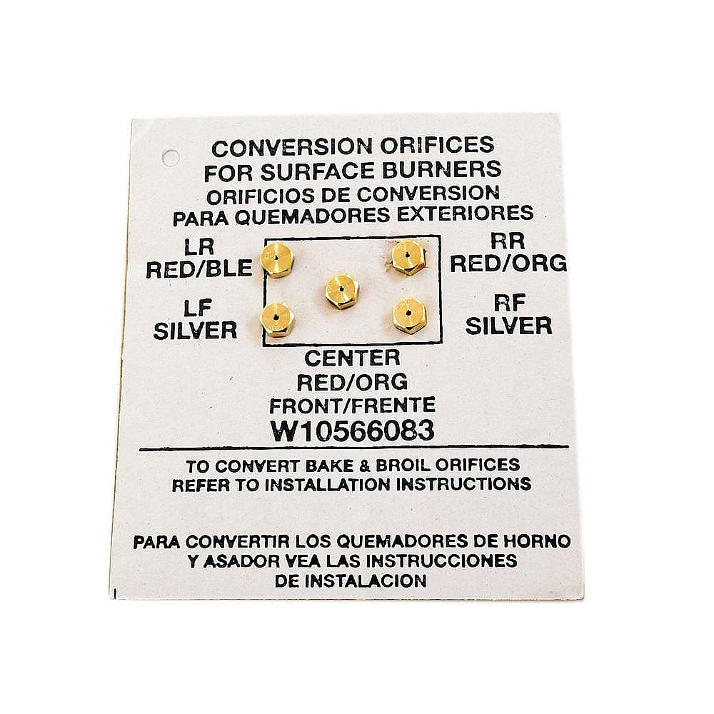 Part #w11126047, Range Lp Conversion Kit (Replaces W10566083) / 4.50 x 5.62 x 0.12