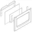 Range Lower Oven Door Outer Panel Assembly (stainless) W11160357