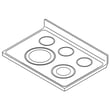 Range Main Top (black) for Whirlpool YWFE975H0HZ2 - Part W11165675