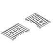 Range Surface Burner Grate Set (black) for Whirlpool WEG730H0DS0 - Part W11175813