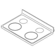 Range Main Top (black) for Whirlpool WFE515S0JS0 - Part W11178791