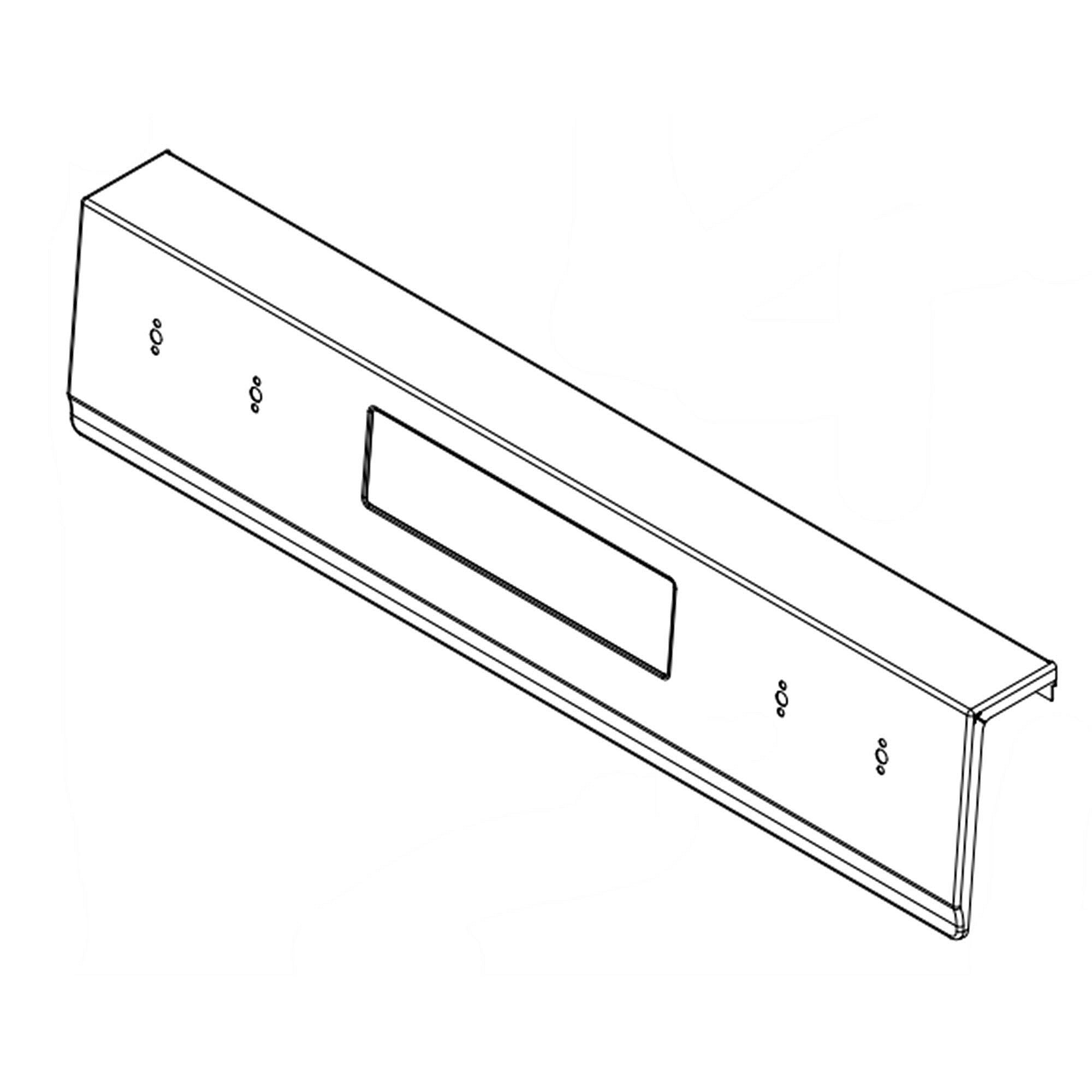 Photo of Part #w11184721, Control Panel | 30.62 x 8.50 x 3.75 from Repair Parts Direct