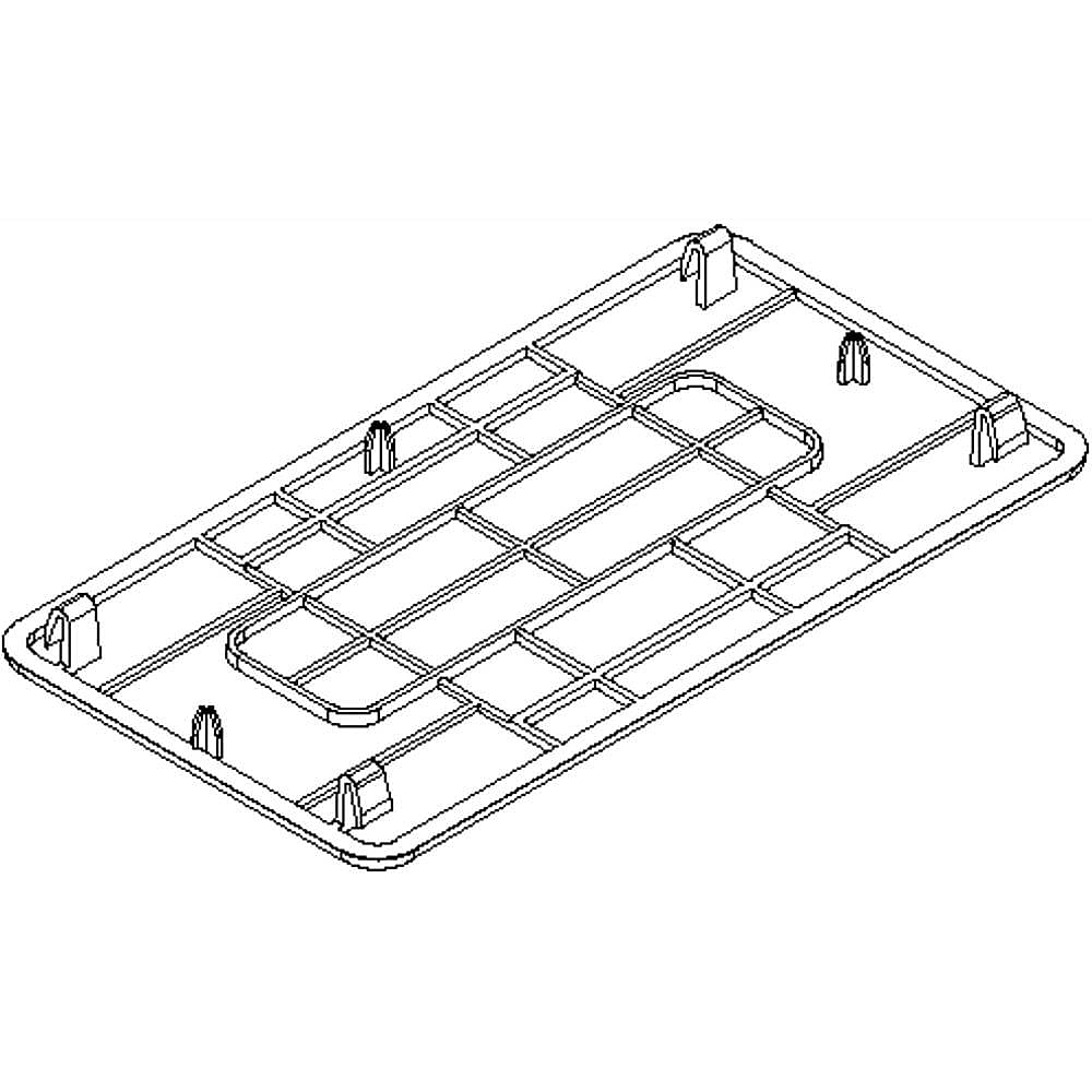 Part #w11193296, Jenn-Air Microwave Waveguide Cover / 5.50 x 3.00 x 0.25