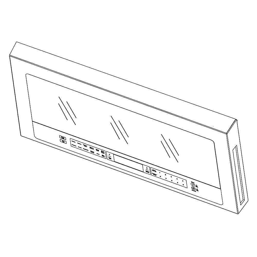 Whirlpool Part #w11196118, Microwave Door Assembly | 32.00 x 18.00 x 7.50