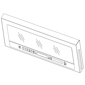 Microwave Door Assembly (stainless) W11196131