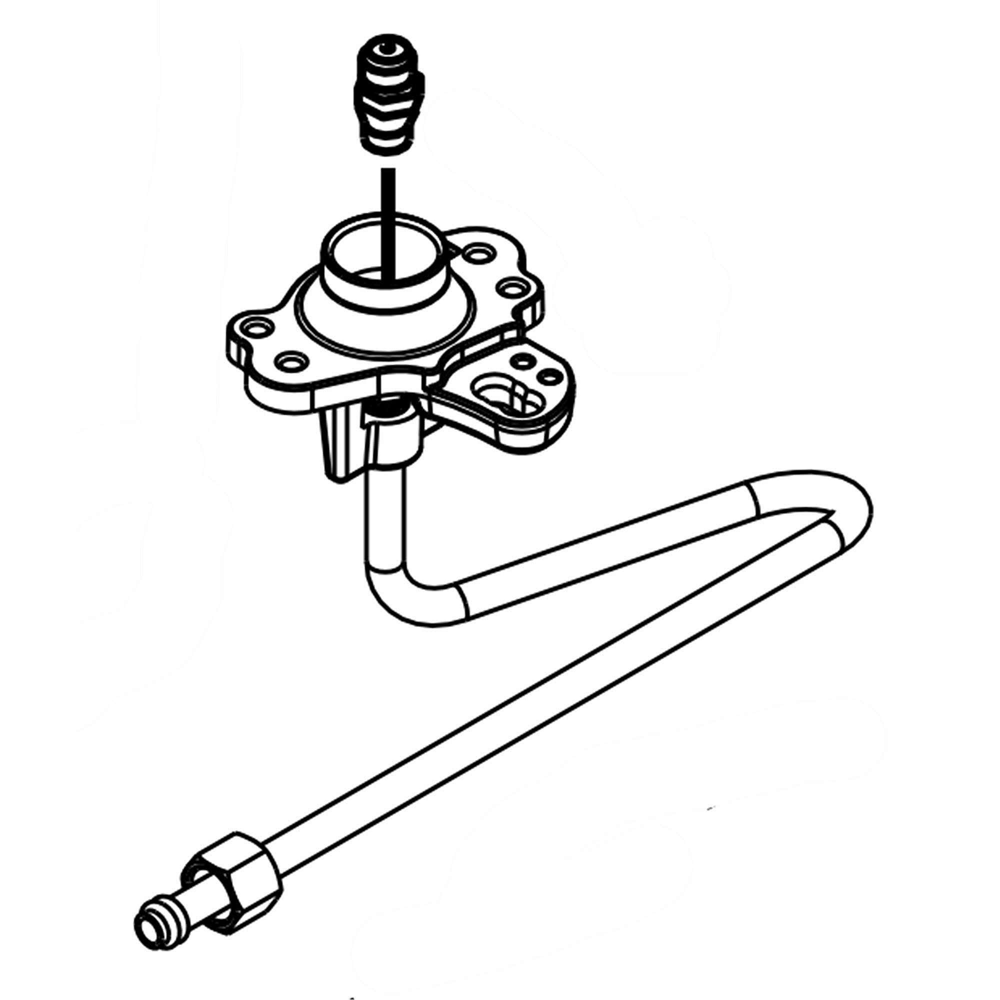 Photo of Part #w11197500, Orifice Holder | 7.12 x 4.25 x 2.37 from Repair Parts Direct