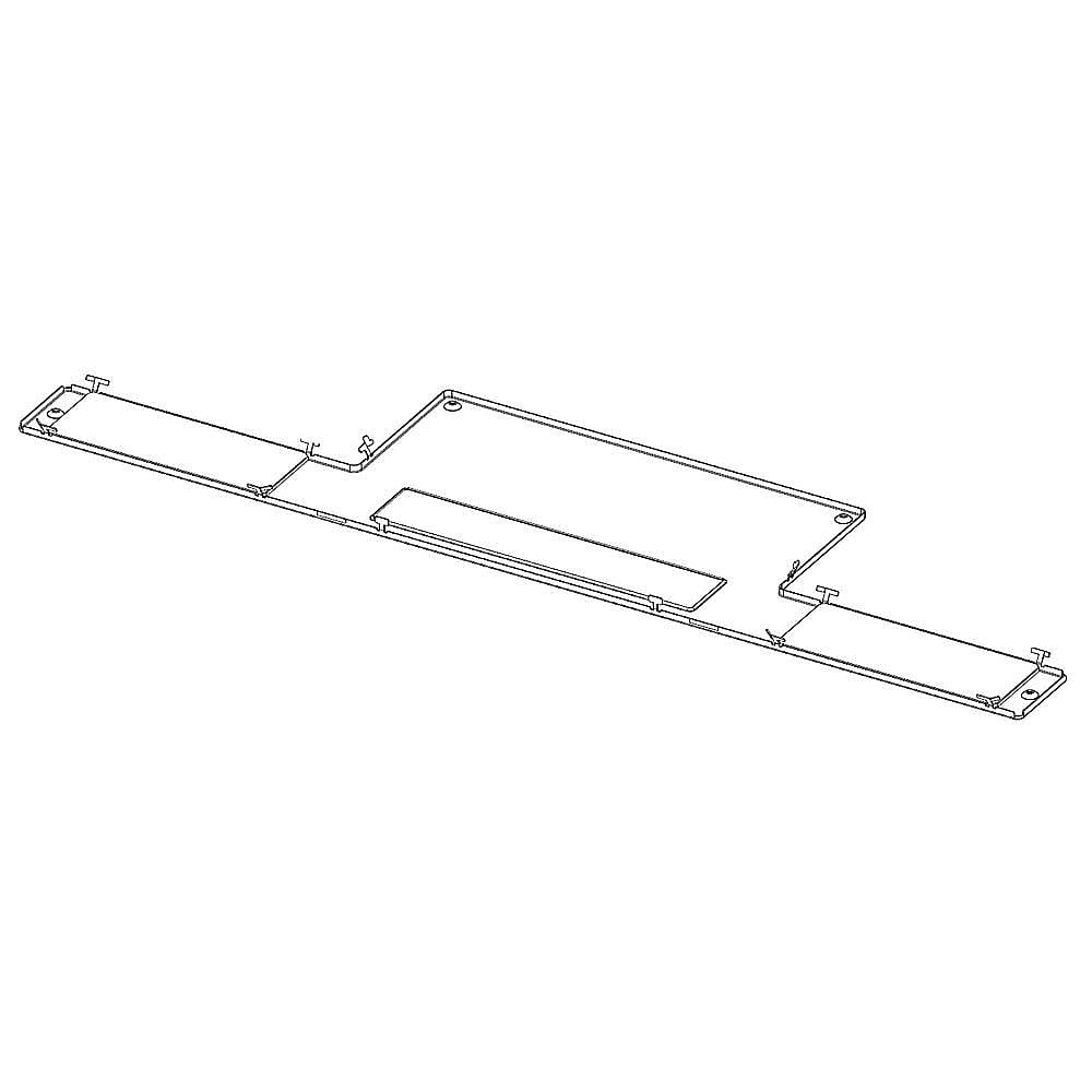 Whirlpool Part #w11206153, Assembly, Glass Holder | 30.50 x 11.00 x 1.50