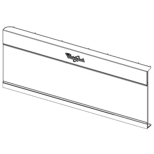 Microwave Door Assembly (white) W11206158