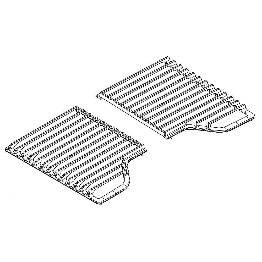 Part #w11214957, Cooktop Burner Grate Set (Replaces W11047087) / 22.88 x 18.00 x 4.25