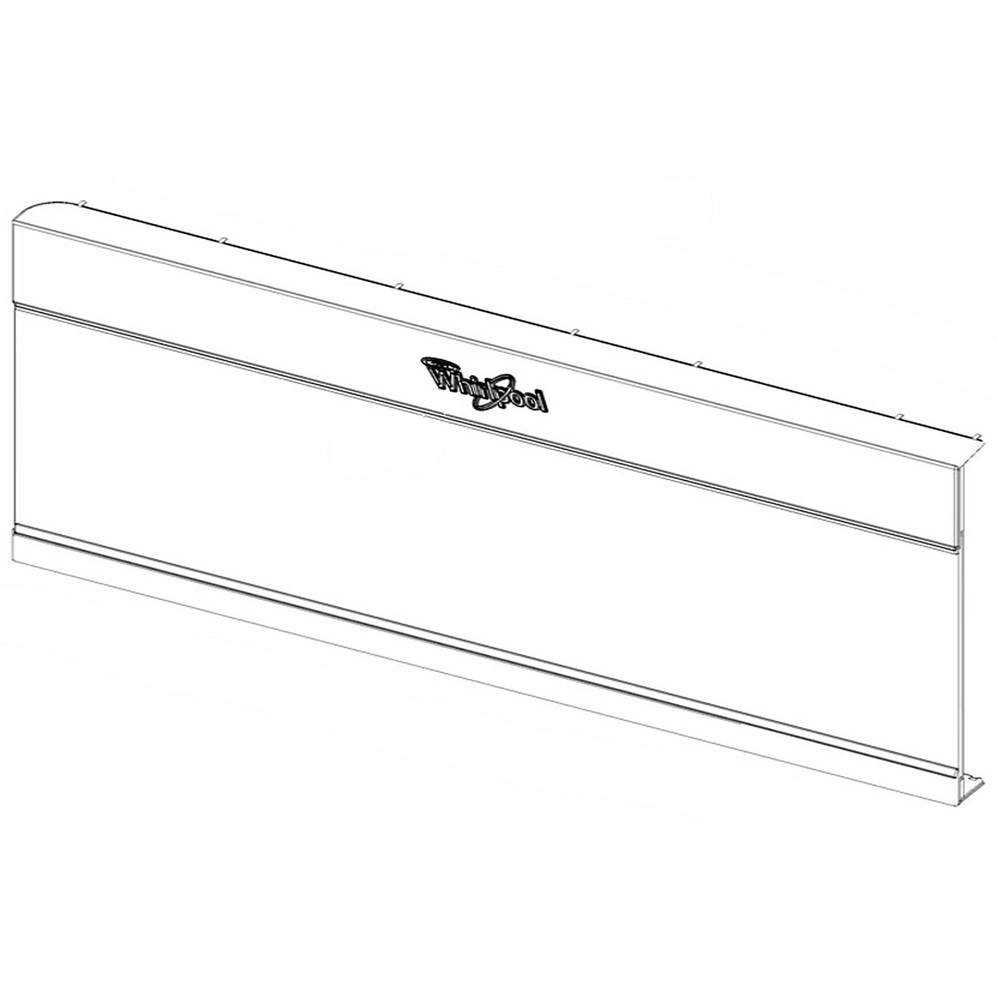 Part #w11216655, Complete Door (White)