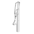 Range Control Panel End Cap, Left (black) for KitchenAid KFEG500EBS6 - Part W11219664