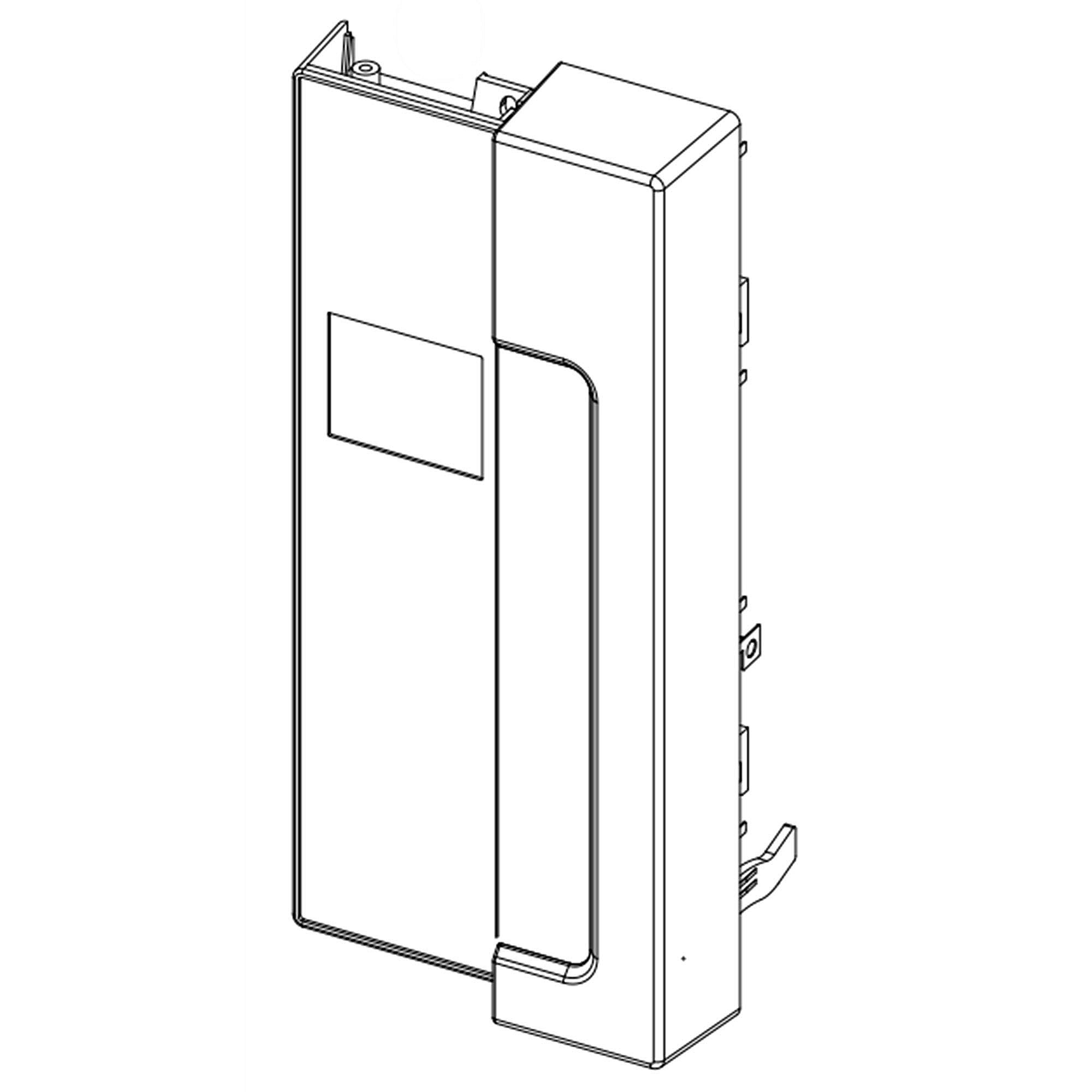 Part #w11226997, Microwave Control Panel, Right (Stainless) / 12.88 x 6.00 x 3.25